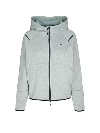 UNDER ARMOUR | Damen Kapuzenjacke UA Unstoppable Fleece mit durchgehendem Zip | mint
